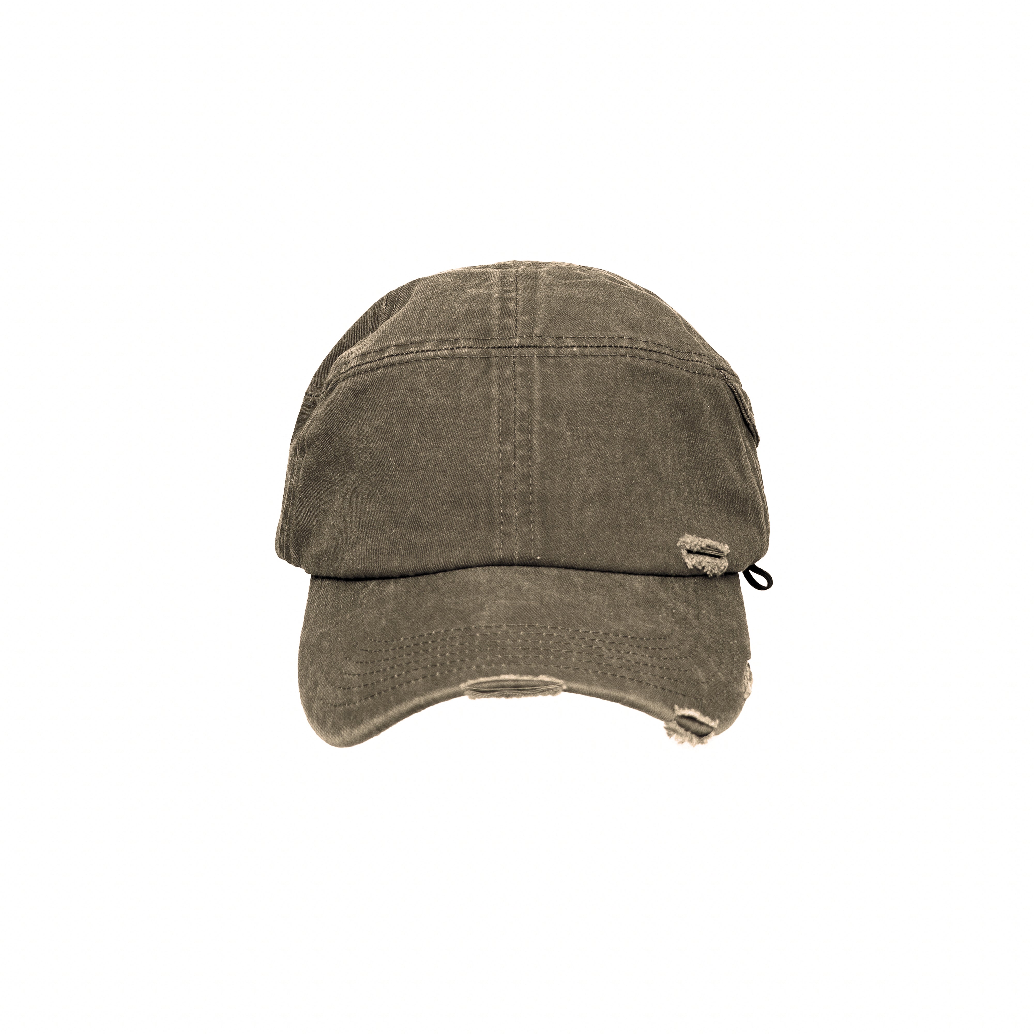 12-PANEL CAP IN DARK MATCHA