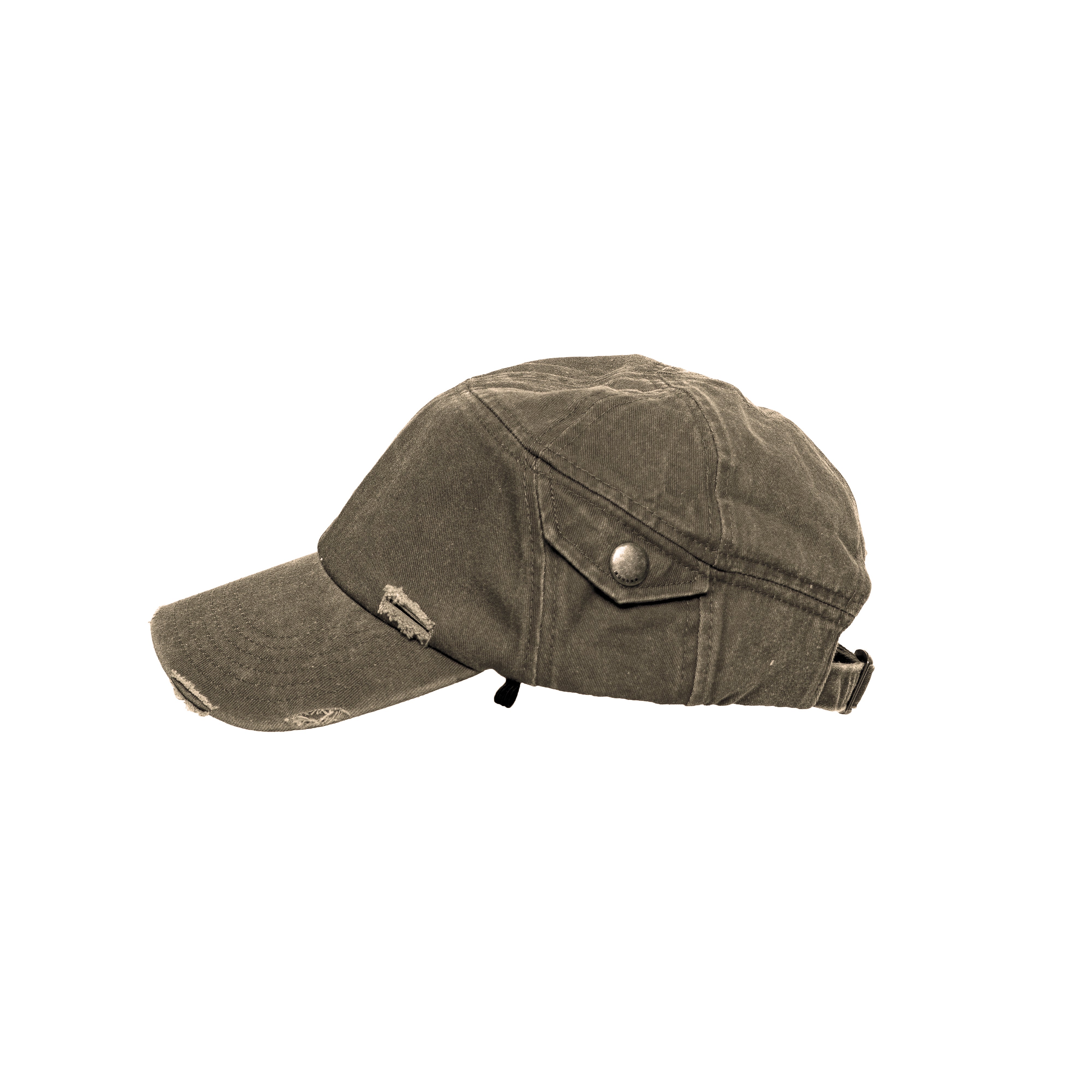 12-PANEL CAP IN DARK MATCHA